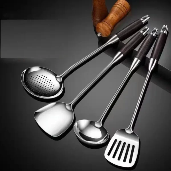Hot Sale Cooking Tools Kitchenware Food Grade Stainless Steel 304 Kitchen Utensils Set