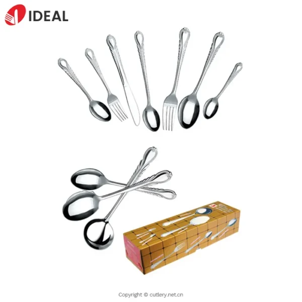 92pcs Stainless Steel Home Goods Cutlery Set /Stainless Steel Flatware Set With Box