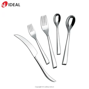 Customizable Cutlery Sets Luxury High Quality Stainless Steel Knife Fork Spoon Flatware Sets Silver Cutlery Set for Hotel