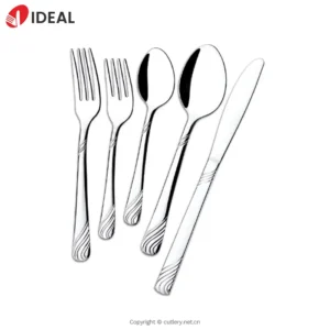 Luxury Stainless Steel Flatware Set Mirror Finish Tableware for Hotel & Home