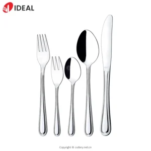 Wholesale Hotel Cutlery Set Mirror Stainless Steel Gold Spoon Restaurant Tableware Utensil Wedding Flatware Set