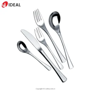 Modern Minimalist Luxury Flatware Set Stainless Steel 5-Piece