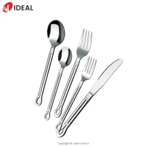 Stylish Silver Stainless Steel Cutlery Set Classic Elegant Flatware Perfect for Home Restaurant Wedding and Gifts