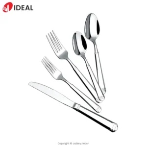 Factory Price Light Luxury Wedding Party Dishwasher Safe Stainless Steel Flatware Sets