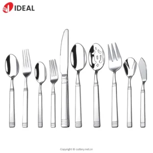 Hot Sale 45-Piece Modern Stainless Steel Flatware Set Food Grade Tableware for Parties