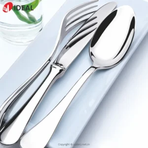 Stainless Steel Thickened Steak Knife Fork Spoon Plate Set