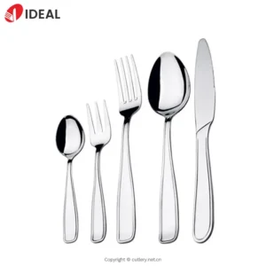 Wholesale Customized logo Hotel Restaurant  Knife Fork Spoon Set Metal Flatware Set Stainless Steel Cutlery Set