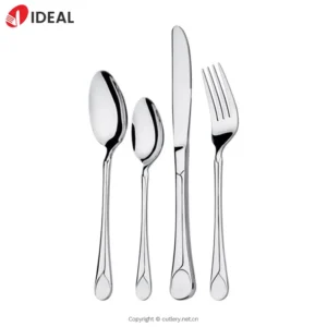Luxury High Quality 304 Stainless Steel Dinner Cutlery Set Royal Wedding Flatware Tableware