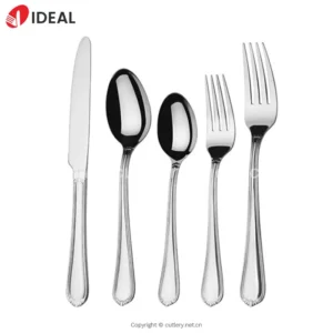 304 Stainless Steel Forged Lace Knife Fork Spoon Hotel Classic Style Thick and High Aesthetic Western Tableware