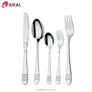 Minimalist Metal Cutlery Set With Slim Design Perfect For Compact Storage And Elegant Table Arrangement At Home