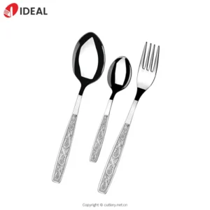 Hot Stainless Steel Cutlery Set Knife and Fork Spoon Western Tableware Restaurant