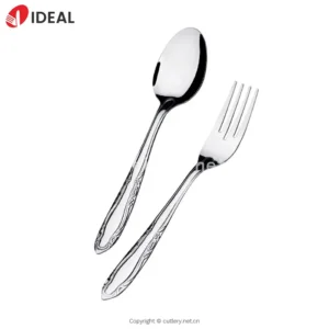 Party Banquet Tablespoon Solid Handle Set Luxury Tablespoon Forks Set
