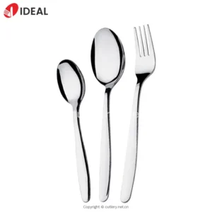 High Quality 304 Stainless Steel Spoon and Fork Wedding Cutlery Set Banquet Gold Flatware Sets