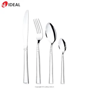 Modern Hotel Stainless Steel Restaurant Flatware Dinner Spoon Fork Knife Stainless Steel Set