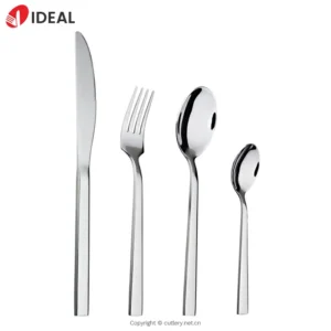Stainless Steel Luxury Retro Cutlery and Fork Spoon Set for Restaurant and Party Use