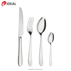 Lavish Shiny Polished Steel Flatware Cutlery