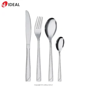 Ready to Ship High Quality Food Grade Mirror Sivle Tablerware 304 Stainless Steel Stolne Polish Flatware Set Cutlery Set