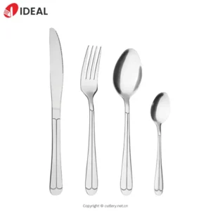 Stainless Steel Flatware Set Mirror Polished Cutlery Utensil Dinner Fork Knife Spoon Eating Tableware for Hotels