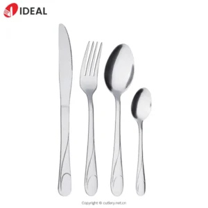 Stainless Steel Modern Cutlery Set of 4 with for Restaurant Kitchens High Quality at Best Cost