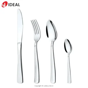 Reusable Stainless Steel Golden Cutlery Set Fork and Spoon Knife Silverware Flatware Sets