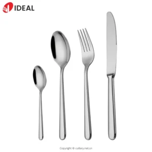 Minimalist  Stainless Steel Flatware Piece for Hotels Catering & Dining Services