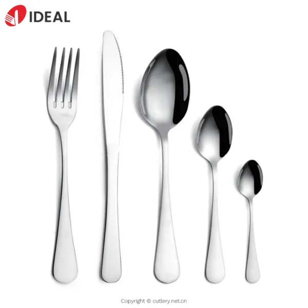 Wholesale Stainless Steel Golden Silverware Wedding Restaurant Flatware Set Luxury Gold Cutlery Set