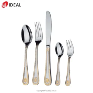 Gold Silver Flatware Set High Quality Stainless Steel  Reusable Silverware Set Metal Most Trending Wedding Cutlery Set