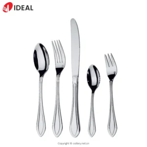 5pcs Eco-Friendly Stainless Steel Modern Luxury Flatware Set Safe Kitchen & Party Use