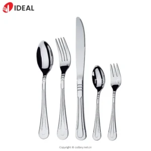 Vintage Style Luxury Wedding Cutlery Set High Quality Thick Stainless Steel Flatware for Hotels and Parties