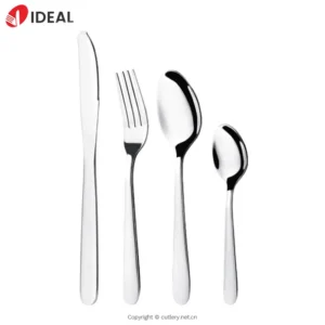 High Quality Restaurant Hotel Wedding Flatware Silver Mirror Polished Stainless Steel Tableware Dinnerware Cutlery Set