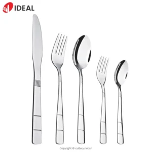 Luxury Silver Gold Plated Cutlery 304 Stainless Steel Flatware Set Mirror Polish Metal Cutlery Set for Weddings and Parties