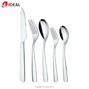 Food Grade Heavy Fork Knife and Spoon Restaurant Silverware Flatware Set 18/10 Stainless Steel Luxury Hotel Cutlery Set Besteck