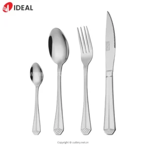 Long Lasting Style Stainless Steel Knife Spoon & Fork Tableware Stainless Steel Flatware Cutlery Set for Restaurant Party