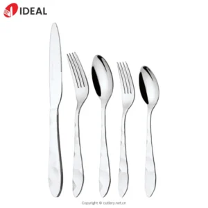 Wholesale Restaurant Creative Design Flatware Silver Gold Dinner Spoons Forks and Knife Stainless Steel Cutlery