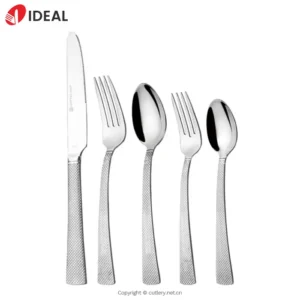 Handle Cutlery Set Stainless Steel Metal Dessert Spoon Wedding Gold Flatware Set