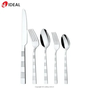 Mirror Creative Cutlery 304 Stainless Steel Knife Fork Spoon Flatware Wholesale Hotel Cutlery Dinner Set