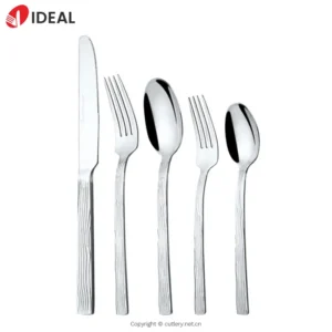 Elegant Designer Handle Cutlery Set Stainless Steel Flatware For Dining Kitchen Wedding Restaurant and Modern Table Decor