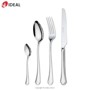 Elegant Western Style Cutlery Set for Hotel Dining Table
